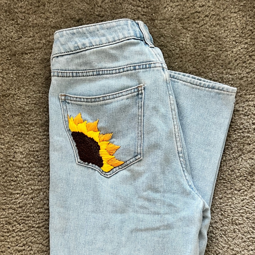 Custom Embroidered Pacsun Jeans